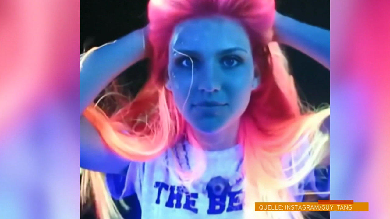 Glow In The Dark Hair Neon Haare Die Im Dunkeln Leuchten