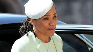 Doria Ragland arrives at St George's Chapel at Windsor Castle for the wedding of Meghan Markle and Prince Harry.  Saturday May 19, 2018.  Gareth Fuller/Pool via REUTERS