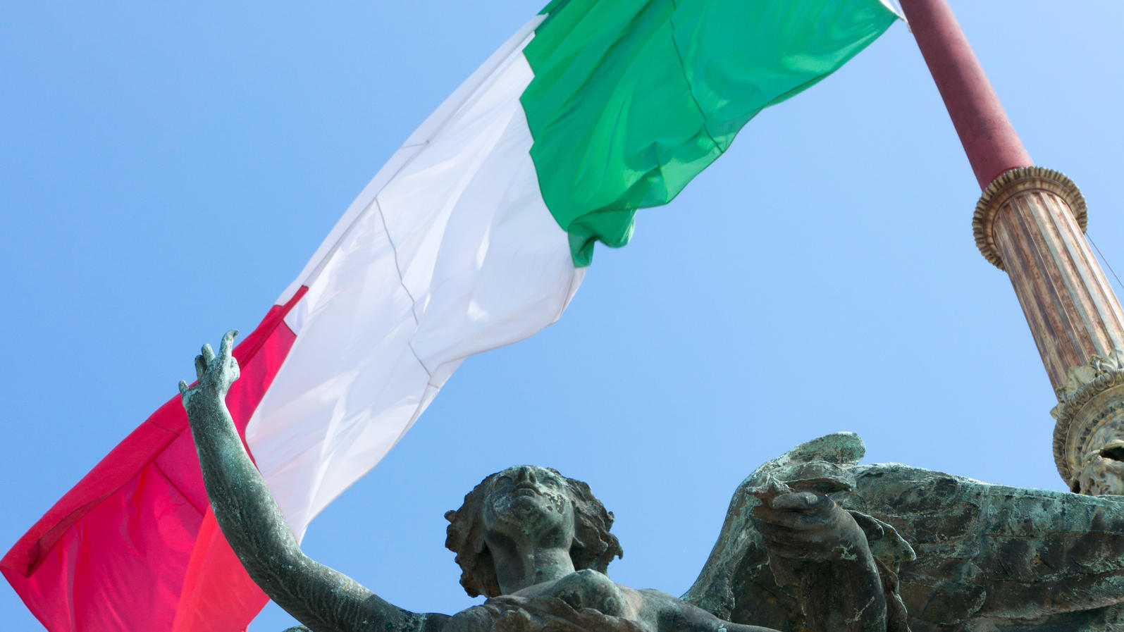 Italien: Flagge Italiens