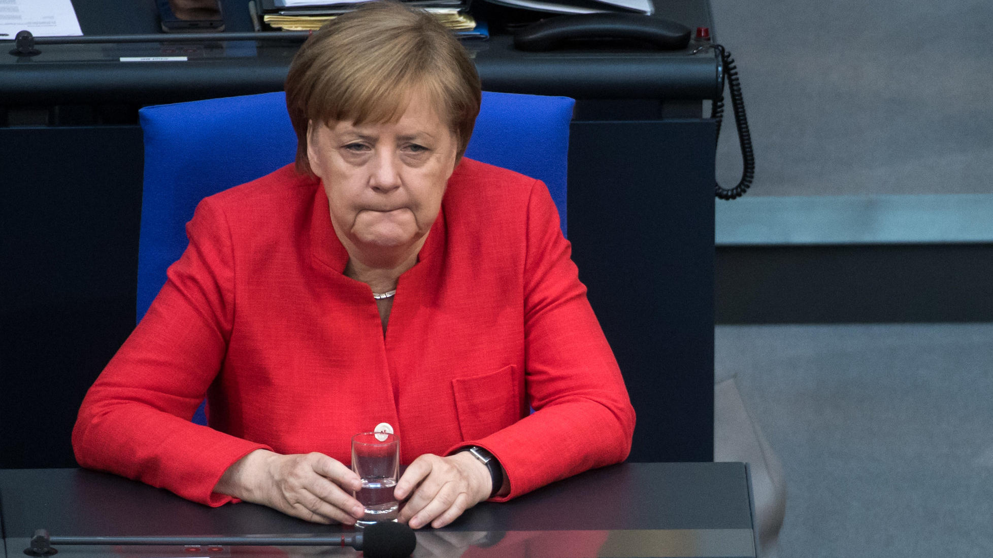 Berlin: Bundeskanzlerin Angela Merkel Bamf-Affäre