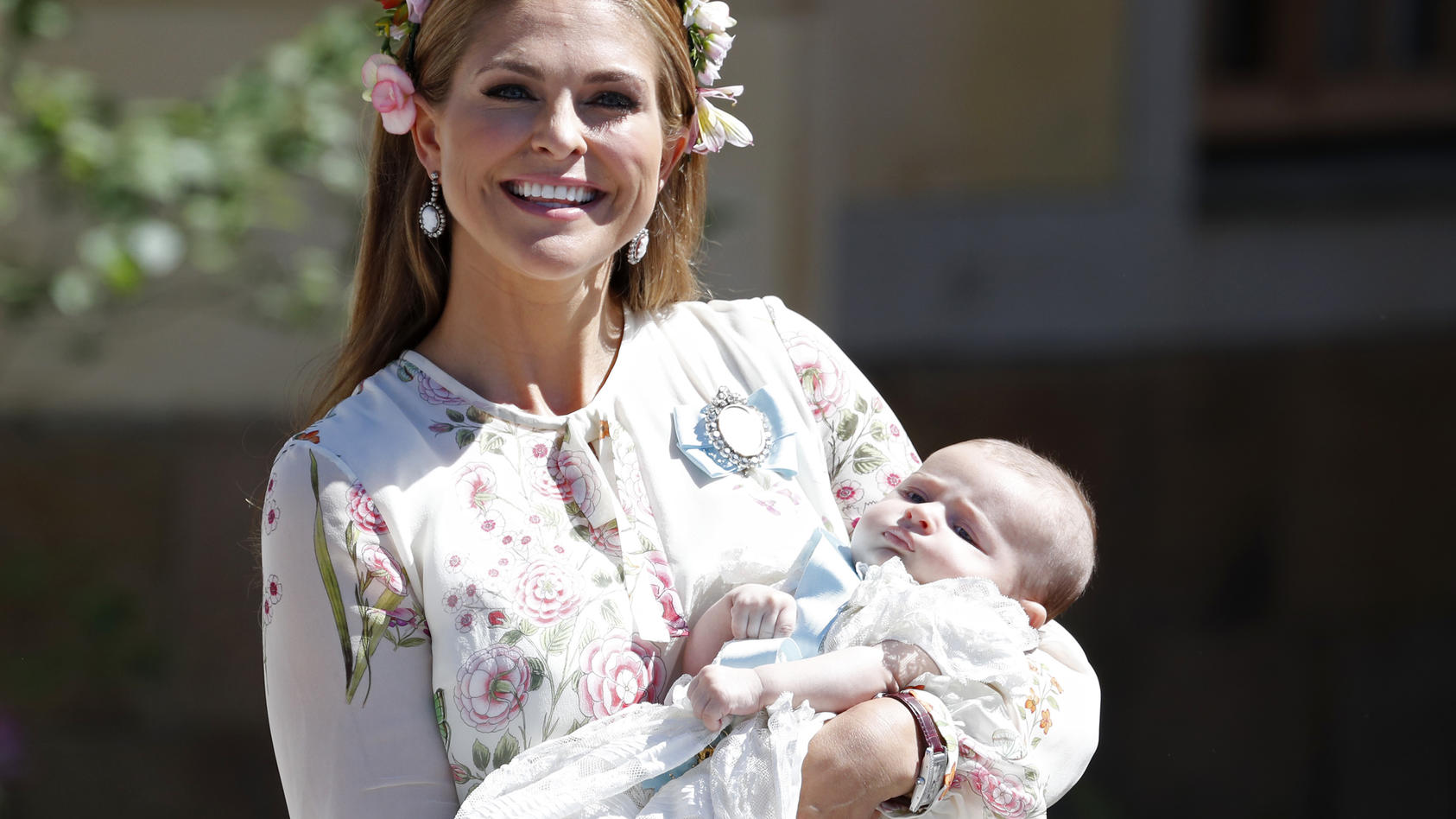 Die jüngste schwedische Prinzessin Adrienne wurde im Sommer 2018 getauft.