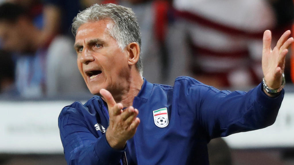 Iran-Coach Carlos Queiroz findet den Ausrüstungswechsel kurz vor der WM problematisch.