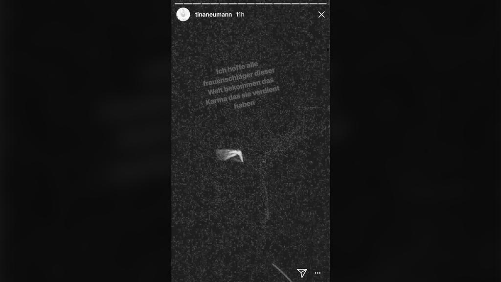 Screenshot von Tina Neumanns Instagram-Story
