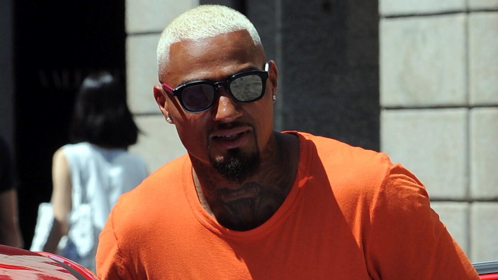 Kevin-Prince Boateng in Mailand unterwegs