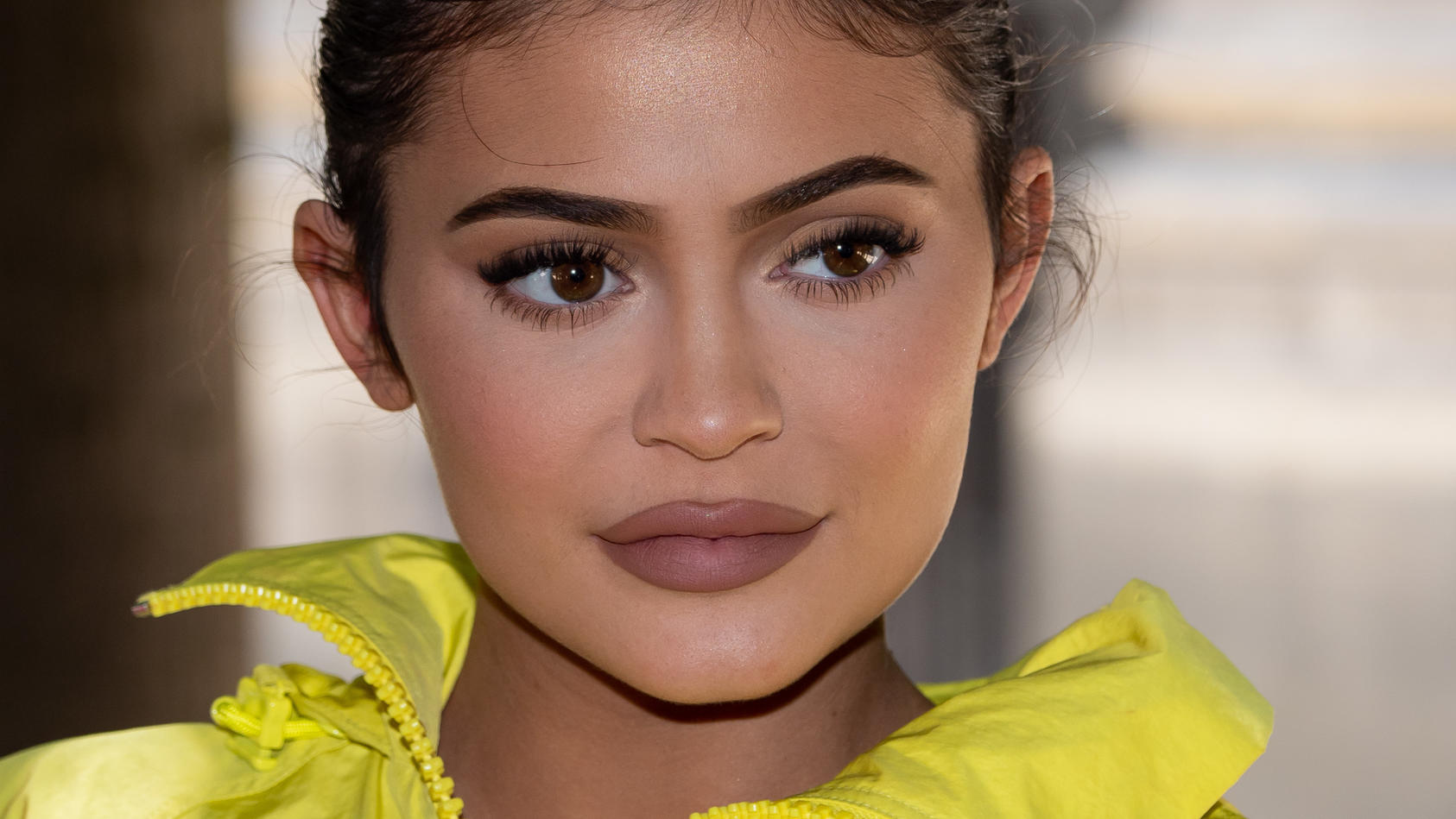 kylie jenner at hailey bieber's wedding