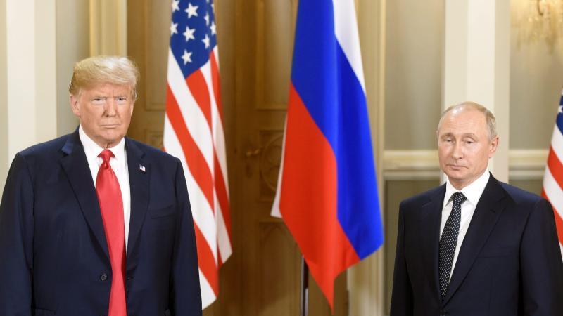 US-Präsident Donald Trump (l.) und der russische Präsident Wladimir Putin.
