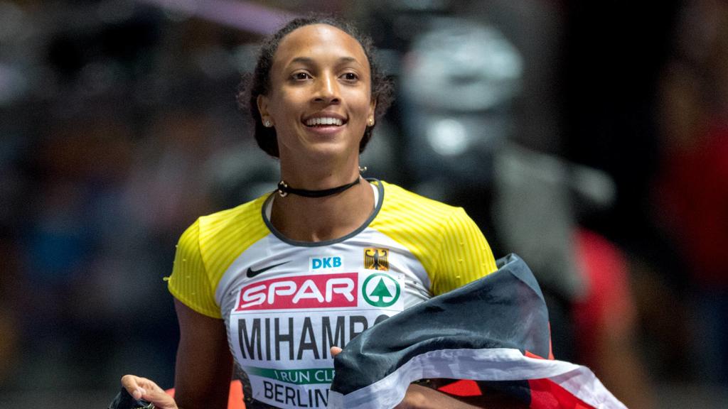Die deutsche Weitspringerin Malaika Mihambo
