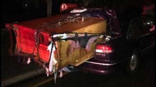 Limousine als Möbeltransporter