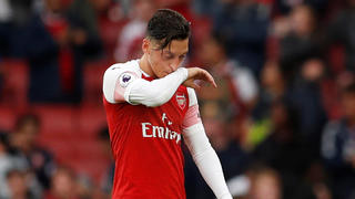 Soccer Football - Premier League - Arsenal v Manchester City - Emirates Stadium, London, Britain - August 12, 2018   Arsenal's Mesut Ozil after the match   Action Images via Reuters/John Sibley    EDITORIAL USE ONLY. No use with unauthorized audio, video, data, fixture lists, club/league logos or "live" services. Online in-match use limited to 75 images, no video emulation. No use in betting, games or single club/league/player publications.  Please contact your account representative for further details.