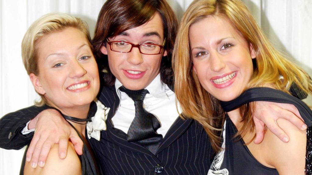 Lange ist's her: 2003 machte Daniel Küblböck bei DSDS den dritten Platz - hier feiert er mit seinen Mitstreiterinnen