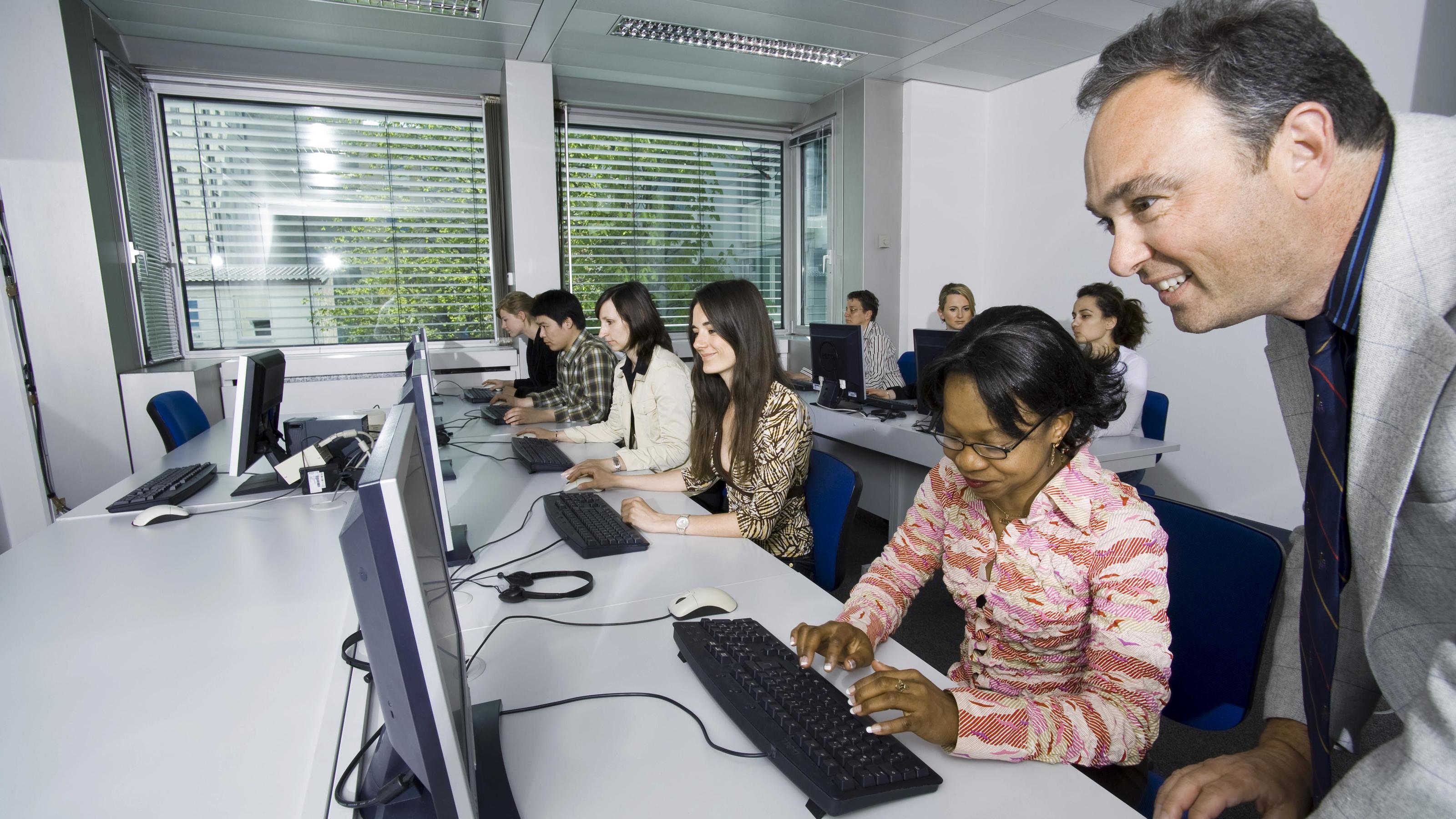 Schulung, Call Center