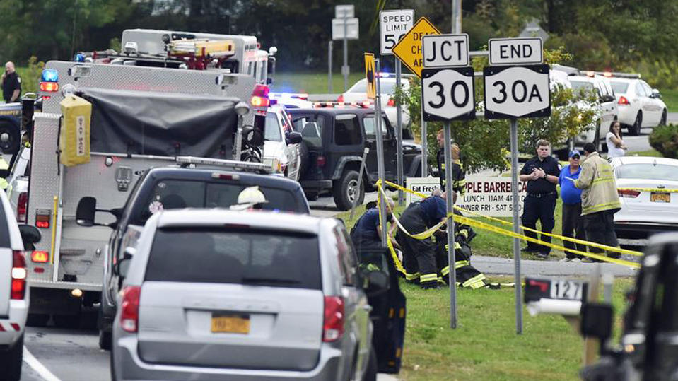 Großeinsatz von Polizei und Rettungskräften in den USA.