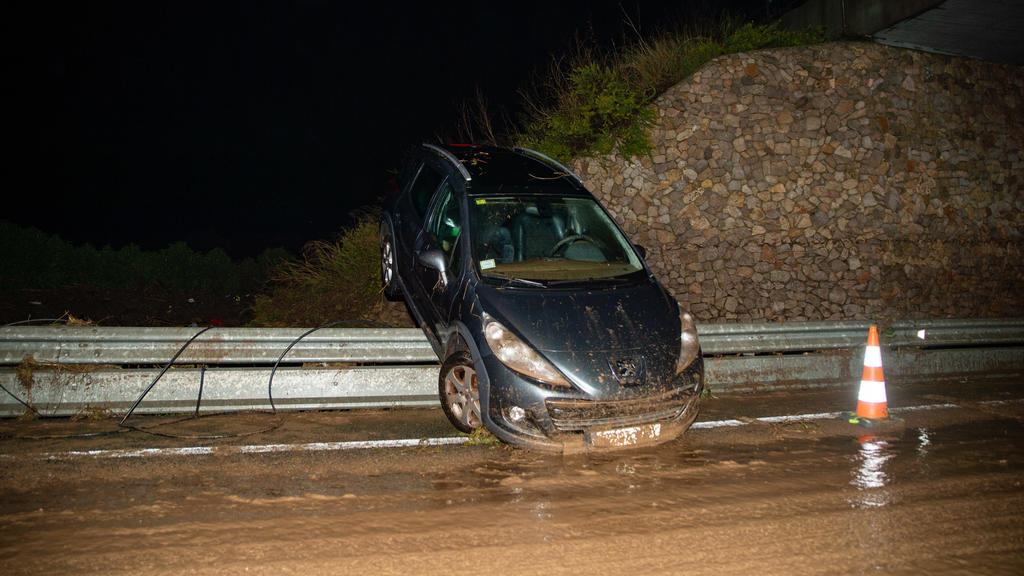 Unwetter ziehen über Mallorca