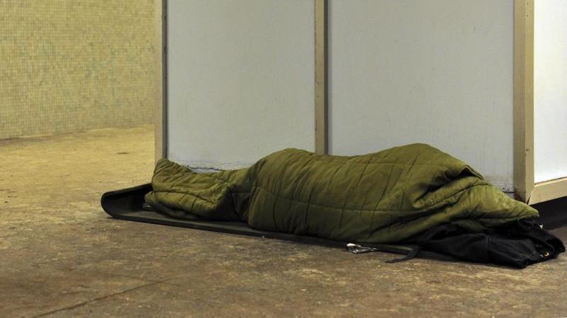 Obdachloser in Berlin