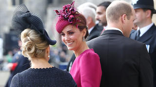 Herzogin Kate zu Gast auf Prinzessin Eugenies Hochzeit am 12. Oktober 2018 auf Schloss Windsor.