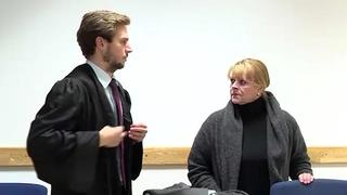 Elke Swoboda beim Amtsgericht in Waldbröl am 23. Oktober 2018.
