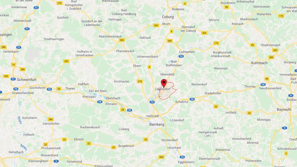 Google Maps Zapfendorf