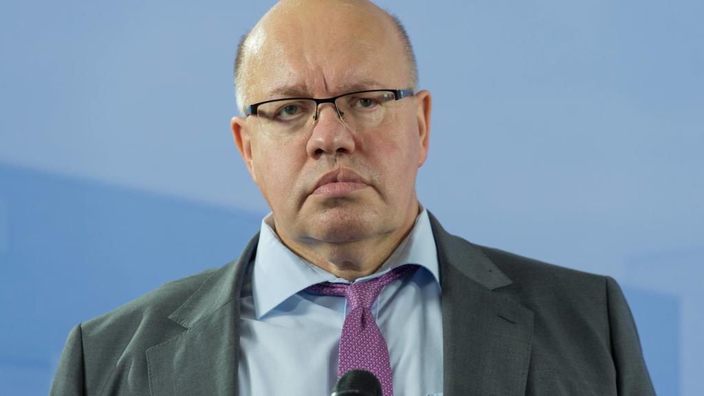 Potsdam GER, Deutschland, Potsdam, Klausurtagung des Bundeskabinetts zum Thema - Digitalisierung Peter Altmaier - PK, Klausurtagung Bundeskabinetts - Digitalisierung, 14.11.2018, *** Potsdam GER Germany Potsdam Closed session of the Federal Cabinet o