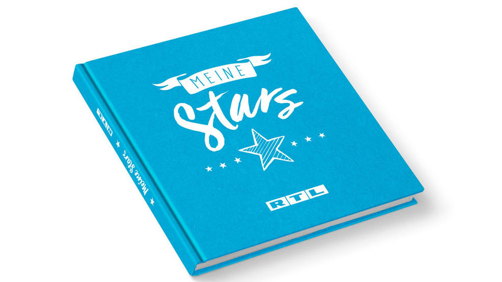 Das "RTL Stars"-Freundebuch wurde extra für den RTL-Spendenmarathon angefertigt.