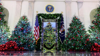 The 2018 White House Christmas decorations, with the theme ''American Treasures'' which were personally selected by first lady Melania Trump, are previewed for the press in Washington, DC today.Pictured: General ViewRef: SPL5044639 261118 NON-EXCLUSIVEPicture by: SplashNews.comSplash News and PicturesLos Angeles: 310-821-2666New York: 212-619-2666London: 0207 644 7656Milan: 02 4399 8577photodesk@splashnews.comWorld Rights, No Argentina Rights, No Belgium Rights, No China Rights, No Czechia Rights, No Finland Rights, No Hungary Rights, No Japan Rights, No Mexico Rights, No Netherlands Rights, No Norway Rights, No Peru Rights, No Portugal Rights, No Slovenia Rights, No Sweden Rights, No Switzerland Rights, No Taiwan Rights
