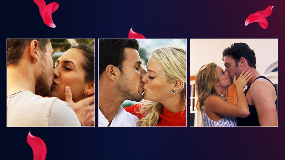 Drum küsse, wer eine Rose verteilen will: In den Bachelor-Staffeln wurde schon viel geknutscht.