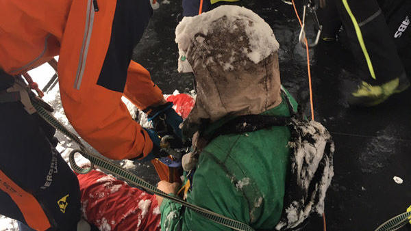 Snowboarder Leon Bareither gerettet