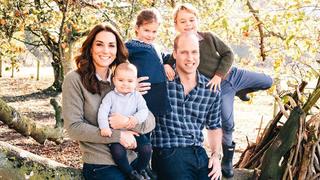 Herzogin Kate und Prinz William mit ihren Kindern