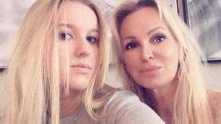 Michael Wendlers Tochter Adeline mit ihrer Mutter Claudia Norberg bei Instagram.