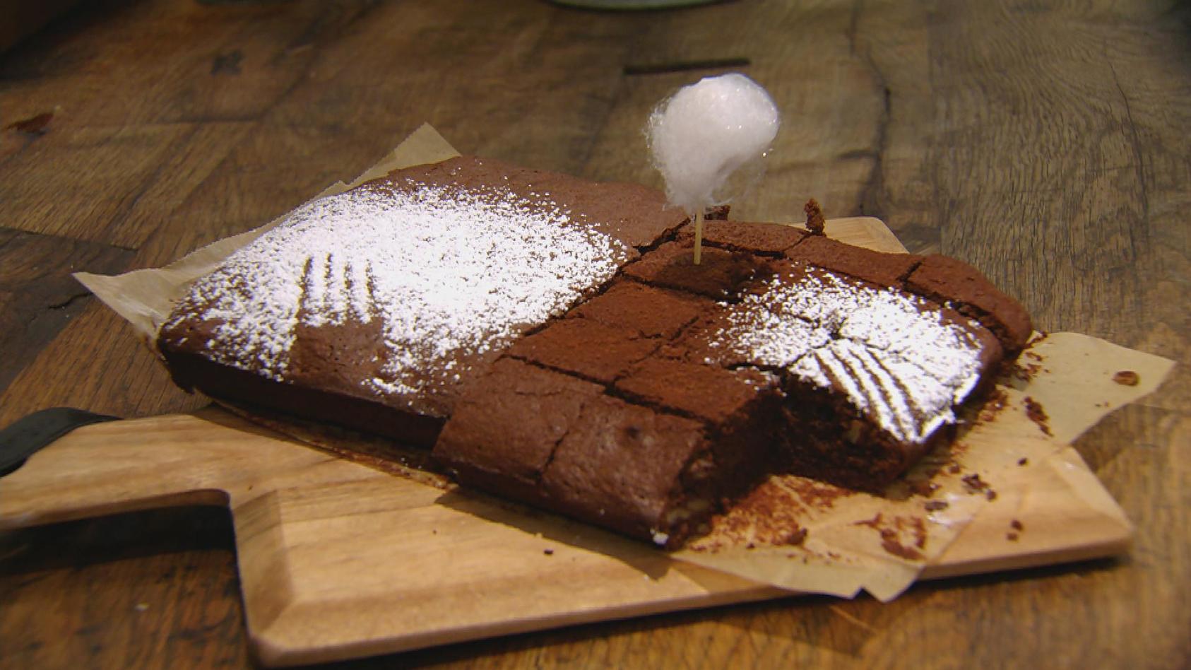 Schoko-Orangen-Brownies: Dessert von Ludwig Heer