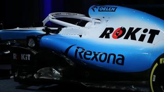 Williams Formula 1 team reveal new 2019 livery with Claire Williams, Robert Kubica and George Russell, Williams Conference Centre, Grove - 11 February 2019 / mandatory credit : Michal Zemanek / NEWSPIX.PL --- Newspix.pl PUBLICATIONxNOTxINxPOL MZE_2640  