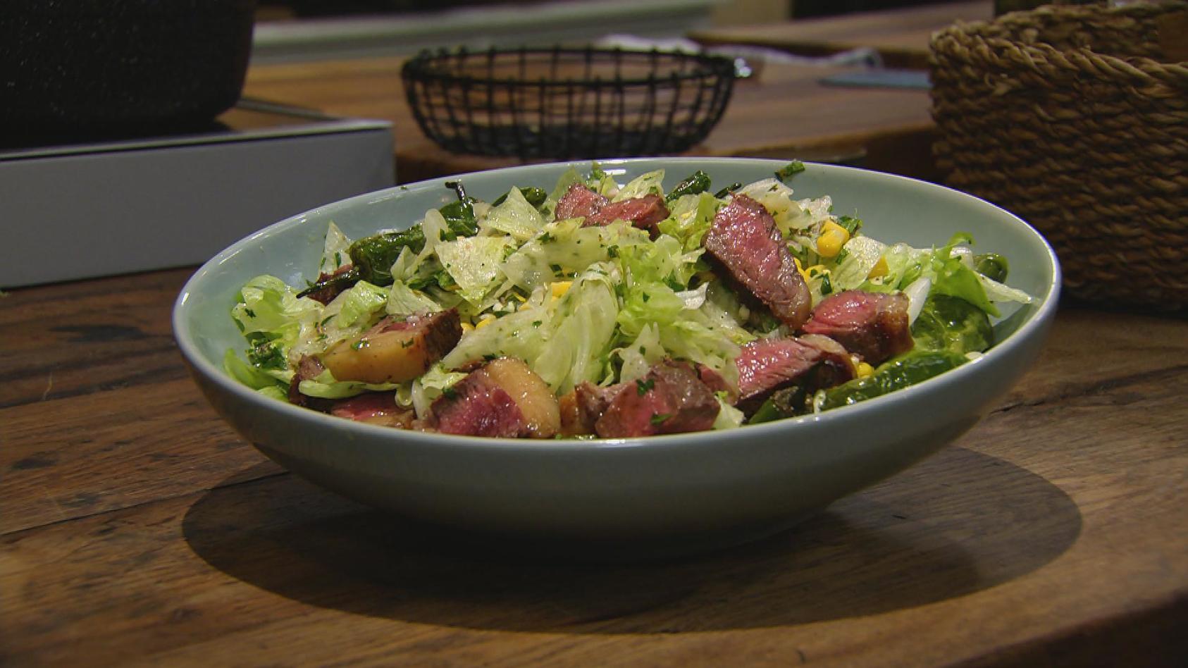 Pimientos-Rindfleischsalat: Hauptgericht von Meta Hiltebrand und Ludwig Heer