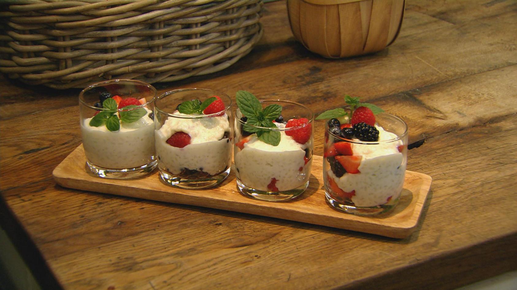 Milchreis mit Beerenkompott: Dessert von Ludwig Heer