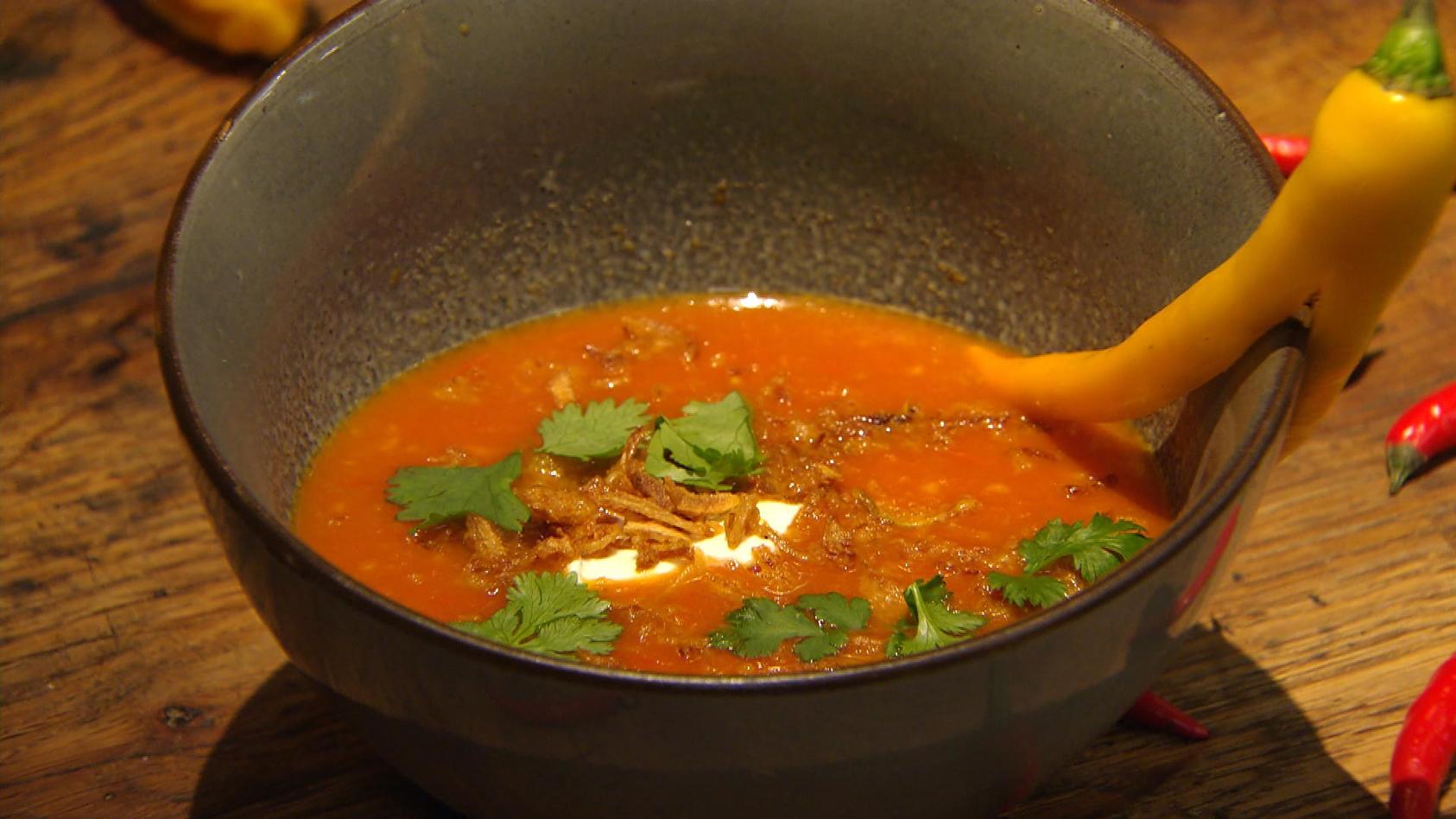 Scharfmachende Tomatensuppe: Vorspeise von Meta Hiltebrand