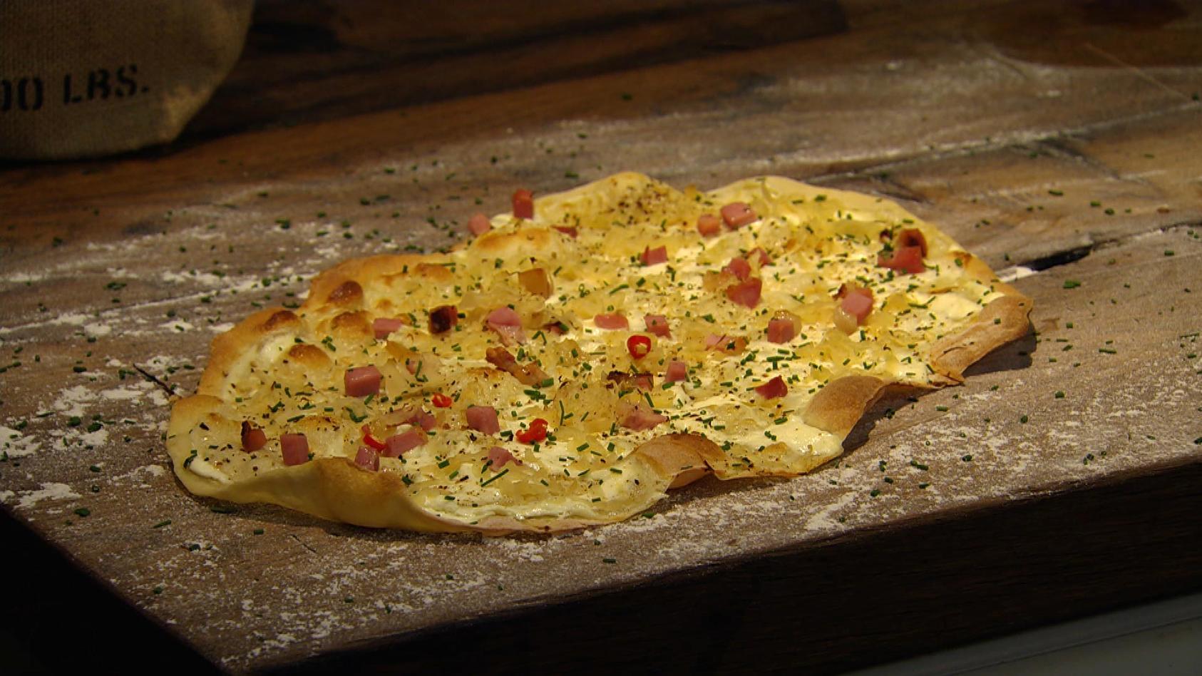 Sauerkraut-Flammkuchen: Vorspeise von Ronny Loll