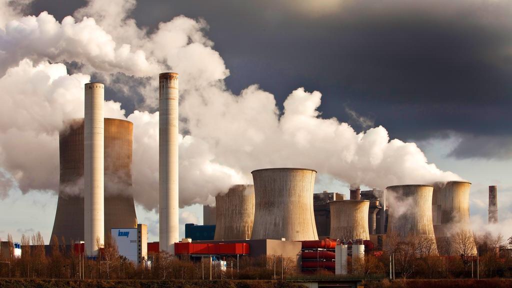 Braunkohlekraftwerk Niederaussem, Deutschland, Nordrhein-Westfalen, Bergheim brown coal power station Niederaussem, Germany, North Rhine-Westphalia, Bergheim BLWS519547 Copyright: xblickwinkel/S.xZiesex