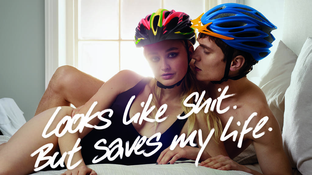 Foto der "Looks like shit. But saves my life"-Kampagne.