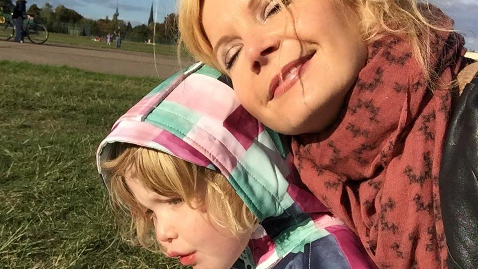 Eva Imhof mit Tochter
