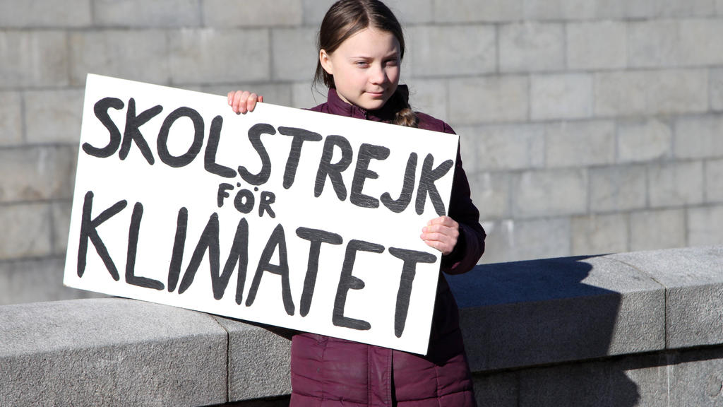 Die schwedische Klimaaktivistin Greta Thunberg