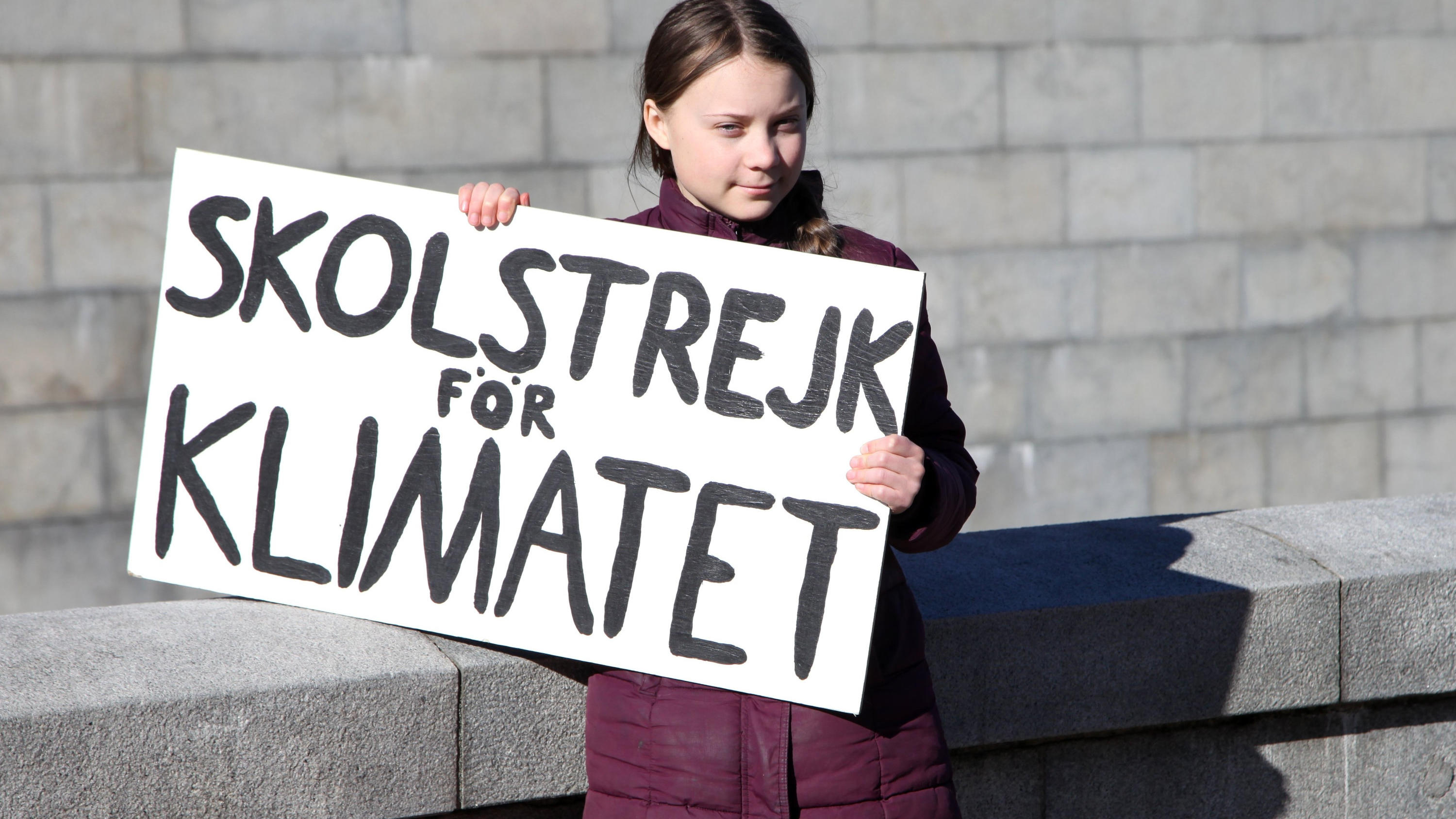  Die schwedische Klimaaktivistin Greta Thunberg