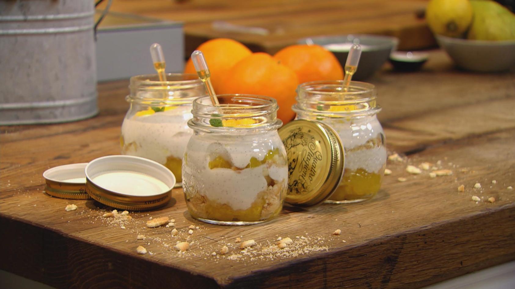 Joghurt-Sahne mit Orangen: Dessert von Andrea Schimaier-Huber