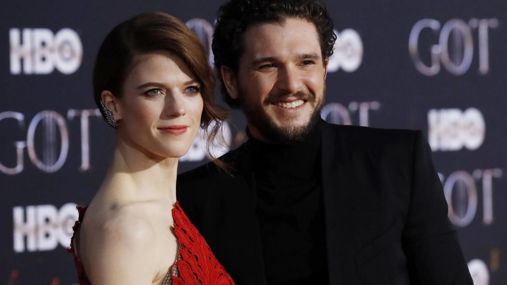 Rose Leslie und Kit Harington bei der Premiere der finalen "Game of Thrones"-Staffel.