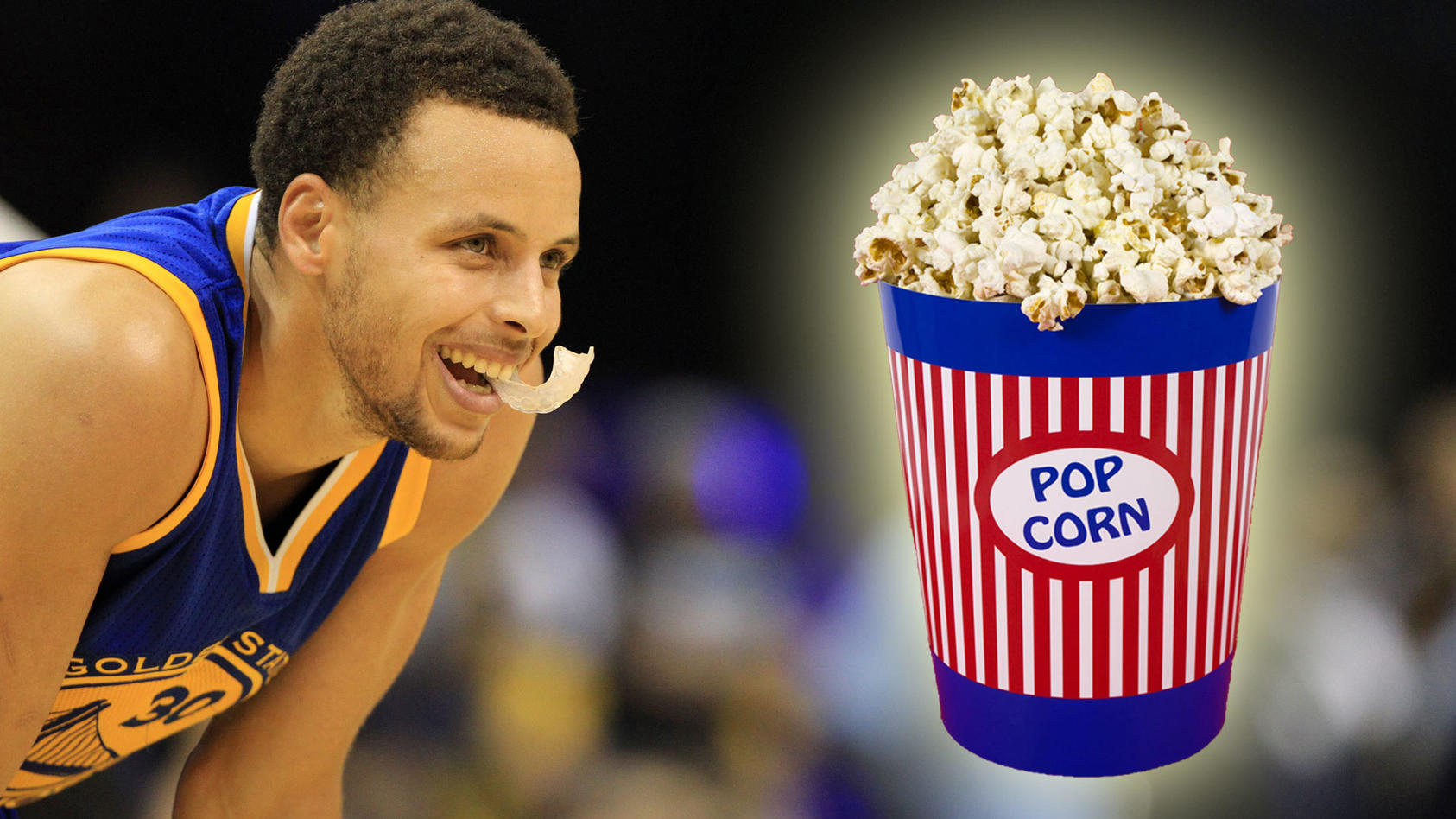 Stephen Curry liebt Popcorn