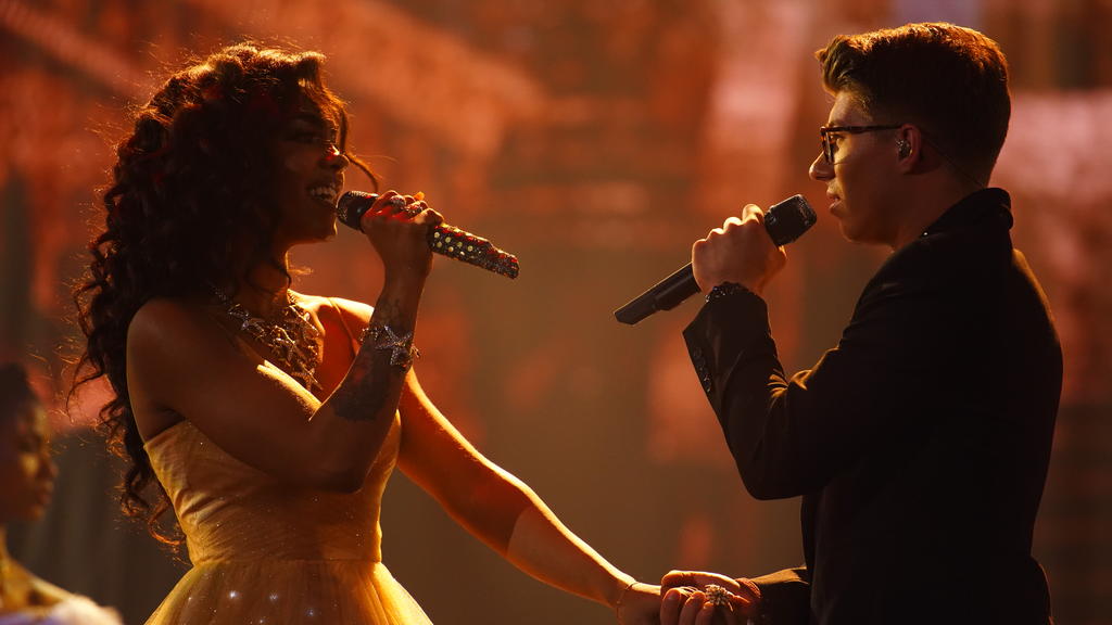Alicia-Awa und Davin harmonieren im Halbfinale perfekt.