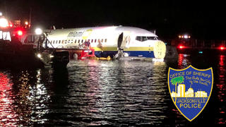 A Boeing 737 is seen in the St. Johns River in Jacksonville, Florida, U.S. May 3, 2019 in this picture obtained from social media. JACKSONVILLE SHERIFFâ€™S OFFICE /via REUTERS THIS IMAGE HAS BEEN SUPPLIED BY A THIRD PARTY. MANDATORY CREDIT. NO RESALES. NO ARCHIVES. TPX IMAGES OF THE DAY