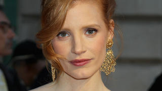 LONDON, ENGLAND - SEPTEMBER 21:  Actress Jessica Chastain arrives at the UK premiere of The Debt  at The Curzon Mayfair on September 21, 2011 in London, England. The film releases in the UK on Friday, September 30, 2011.  (Photo by Chris Jackson/Getty Images for The Debt)