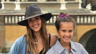 Jessica Alba und Tochter Honor in Italien