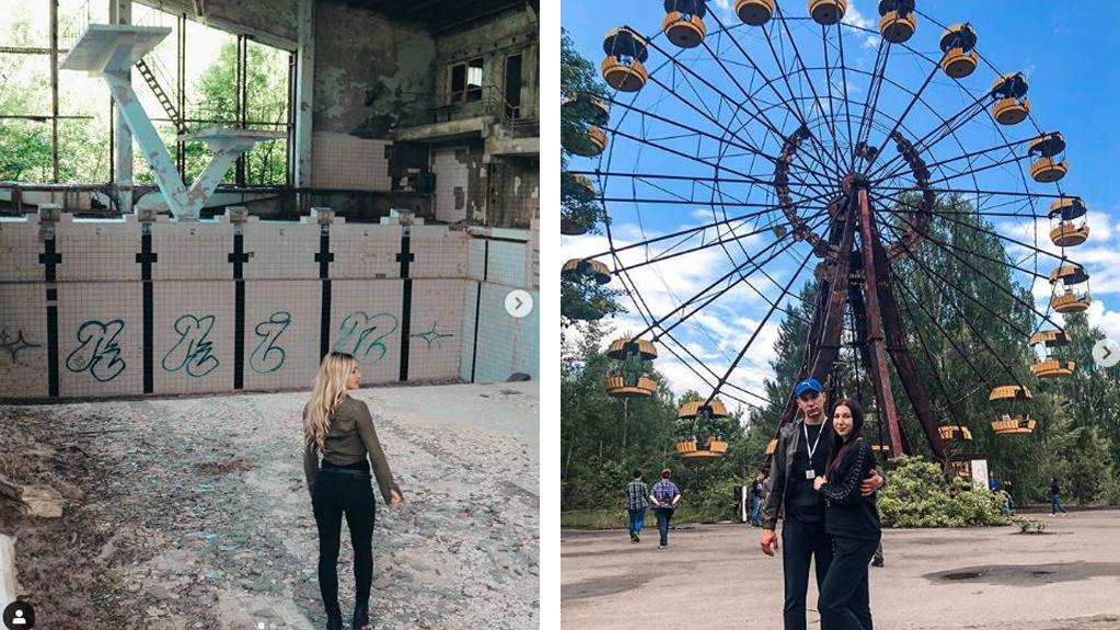 Influencer nutzen Tschernobyl als Selfie-Kulisse.