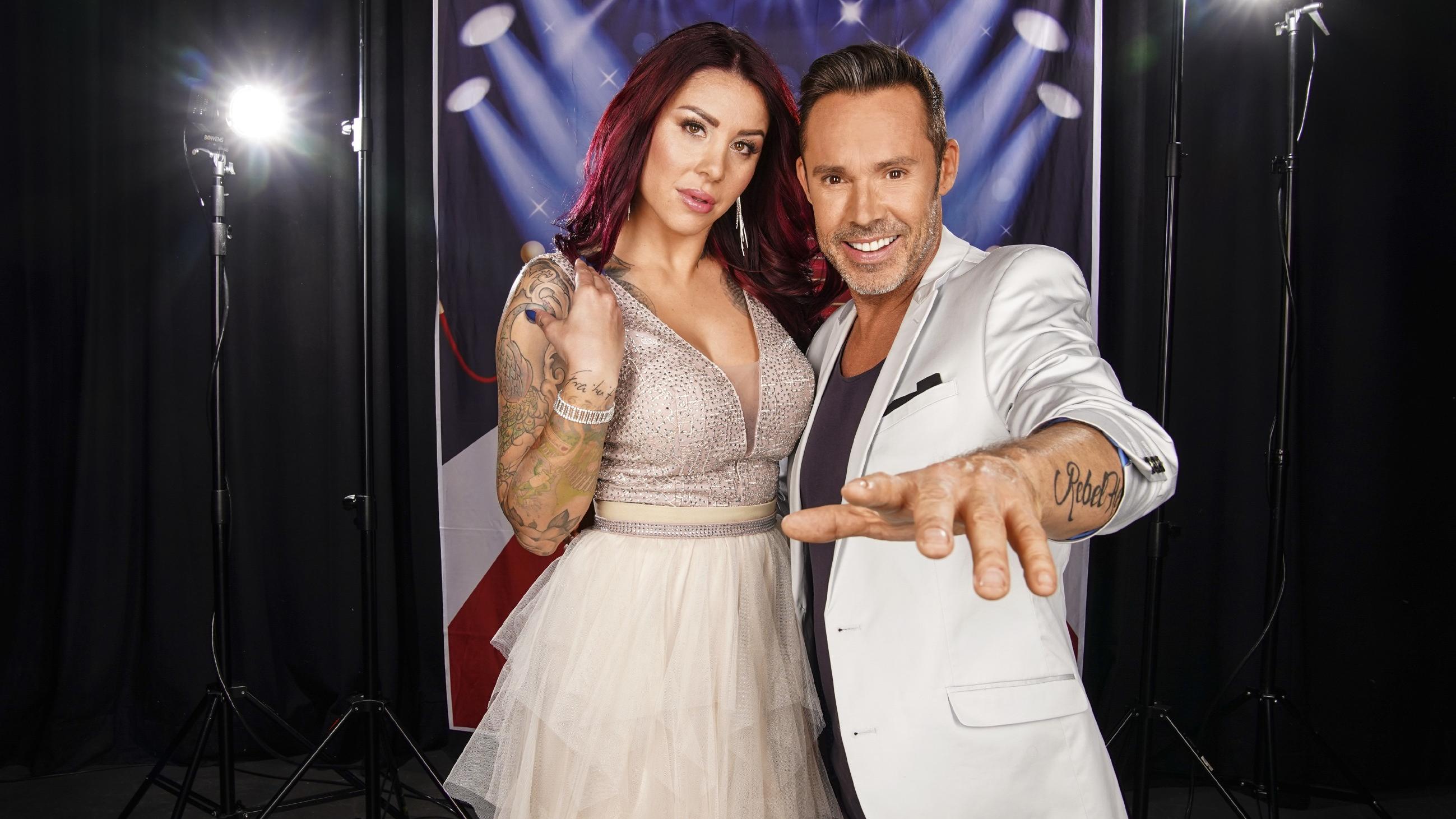 Model Kate Merlan und Ex-„Caught In The Act“-Sänger Benjamin Boyce ziehen in „Das Sommerhaus der Stars“ ein.