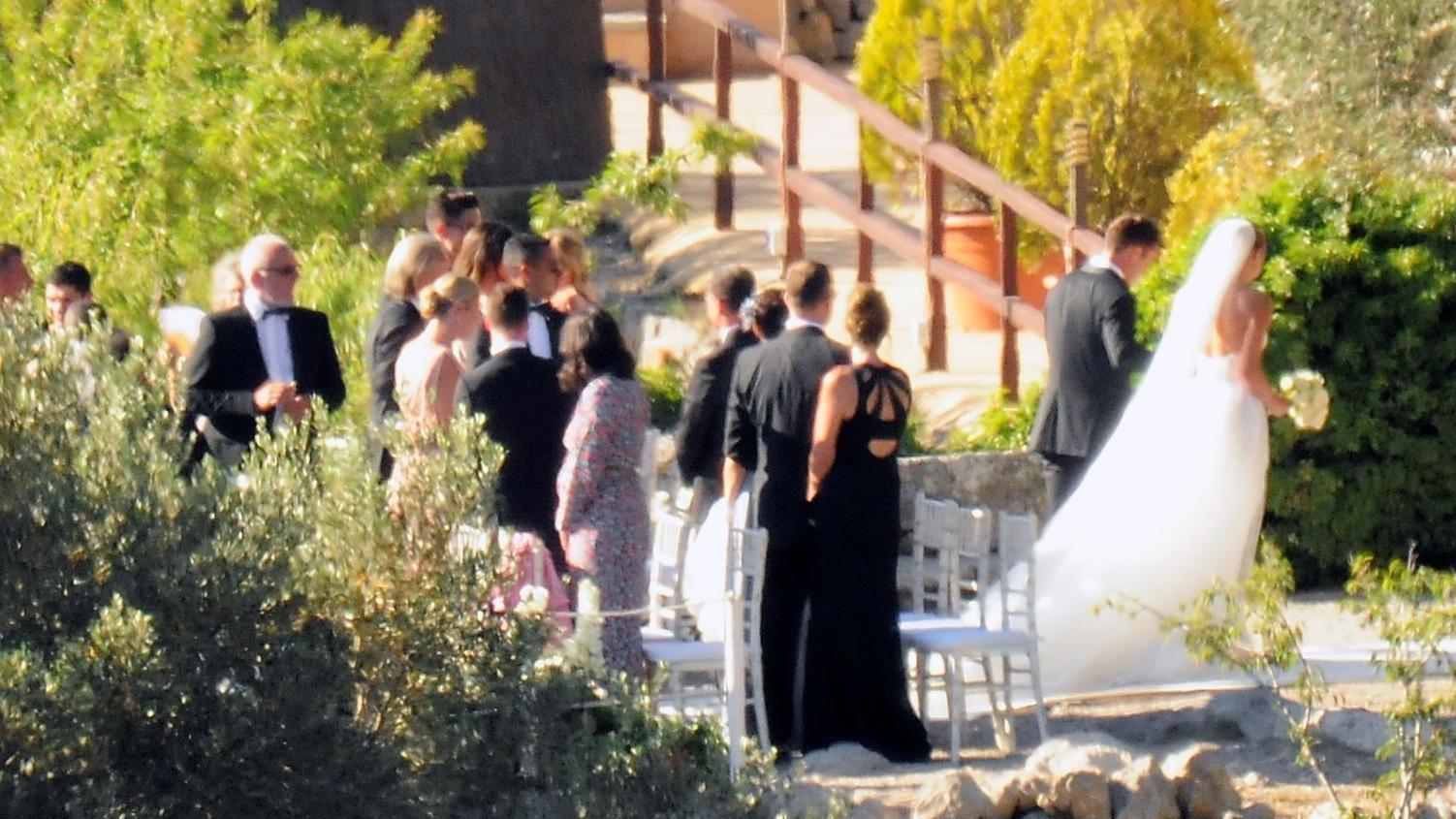 Mario und Ann-Kathrin Götze bei ihrer Hochzeit im Juni 2019 auf Mallorca.