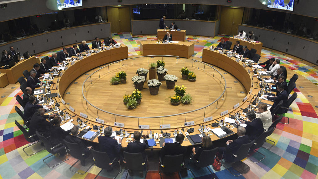 Die EU-Staats- und Regierungschefs während eines EU-Gipfels